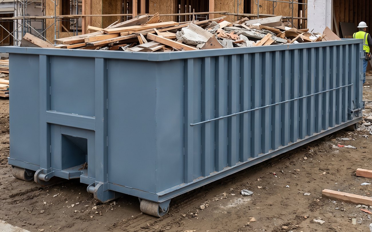 20-yard roll-off bin