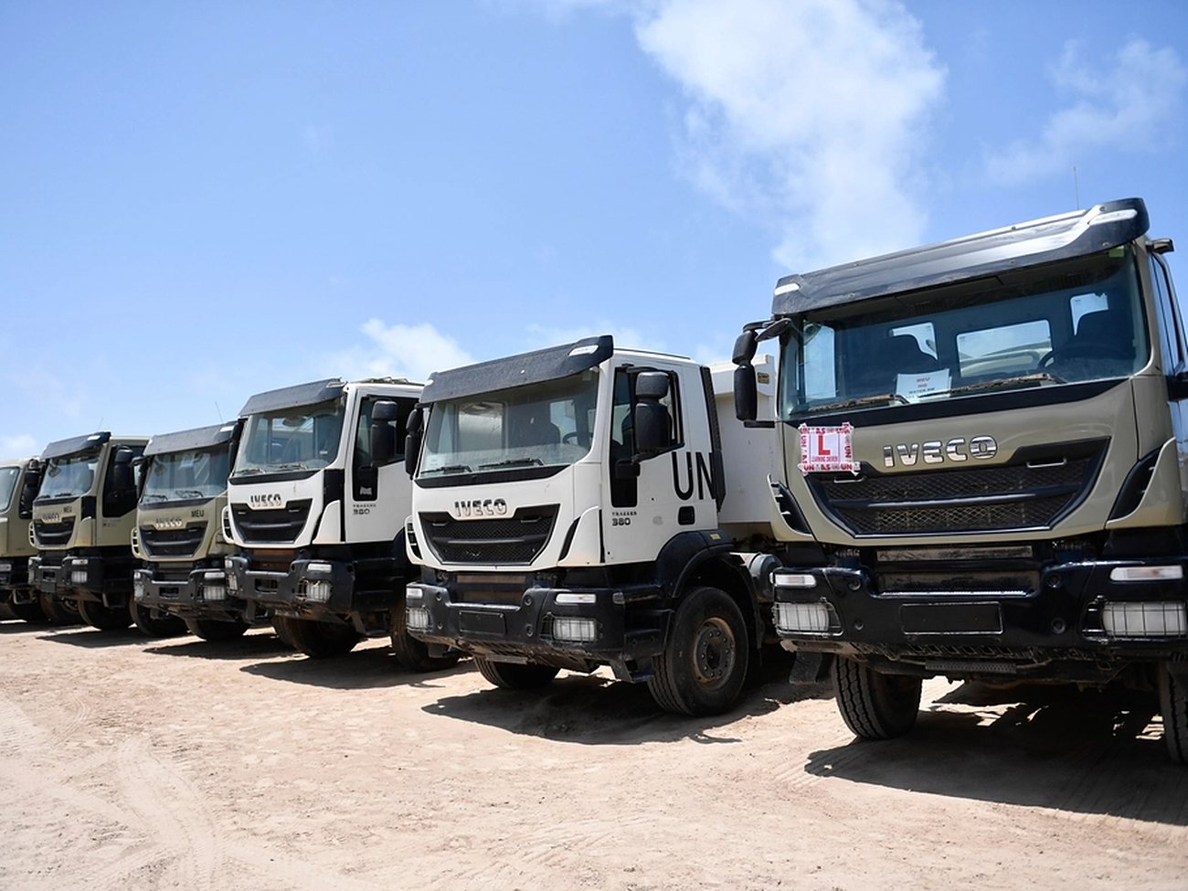 G&S Trucking fleet of roll-off trucks